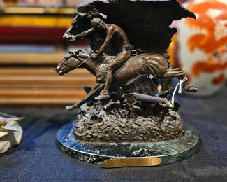 bronze - Horse Thief by Frederic Remington