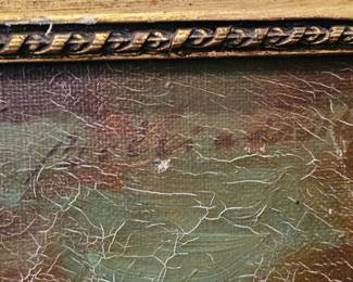 antique original oil painting on canvas of white Persian Cats by artist Benno Boleradszky