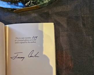 Keeping the Faith by Jimmy Carter - limited edition signed and numbered 338 of 2,500