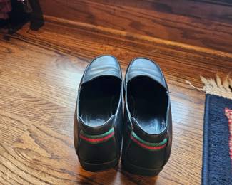 pair of Gucci shoes
