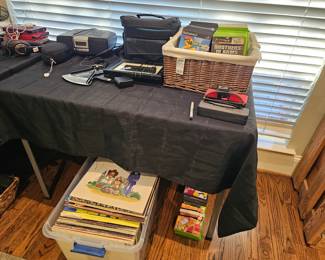 records, games, tablets