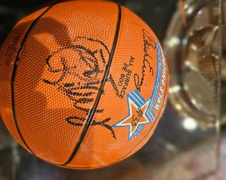 Pat Riley autographed basketball