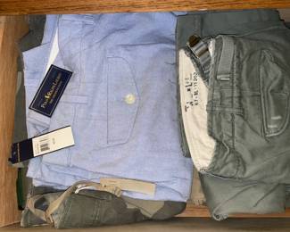 LARGE Amount Of Clothing (Brand New, Vintage, Gently Used, Graphic T-Shirts, Designer Labels - Polo Ralph Lauren, Burberry, Orvis, Eddie Bauer, LL Bean, Tommy Hilfiger, Levis, Robert Graham, Etc.)