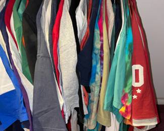 LARGE Amount Of Clothing (Brand New, Vintage, Gently Used, Graphic T-Shirts, Designer Labels - Polo Ralph Lauren, Burberry, Orvis, Eddie Bauer, LL Bean, Tommy Hilfiger, Levis, Robert Graham, Etc.)