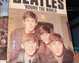 Vintage Beatles 'Round The World Program
