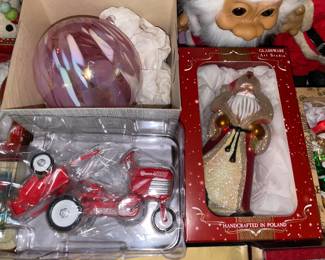 Boxed Glass Christmas Ornaments