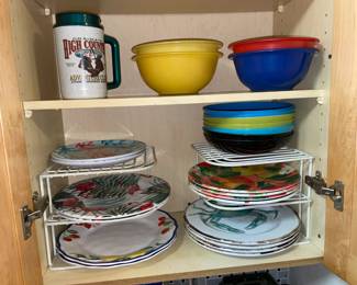 Assorted Kitchen Contents (Glassware, Dishware, Etc.)