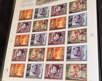 Large Stamp Collection W/ Full Sheets & First Day Issue Covers