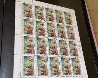 Large Stamp Collection W/ Full Sheets & First Day Issue Covers