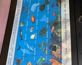 Large Stamp Collection W/ Full Sheets & First Day Issue Covers