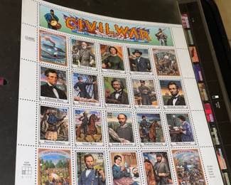 Large Stamp Collection W/ Full Sheets & First Day Issue Covers
