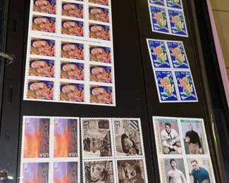 Large Stamp Collection W/ Full Sheets & First Day Issue Covers
