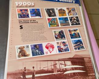 Large Stamp Collection W/ Full Sheets & First Day Issue Covers