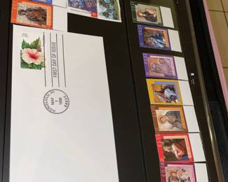 Large Stamp Collection W/ Full Sheets & First Day Issue Covers