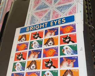 Large Stamp Collection W/ Full Sheets & First Day Issue Covers