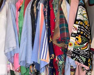 LARGE Amount Of Clothing (Brand New, Vintage, Gently Used, Graphic T-Shirts, Designer Labels - Polo Ralph Lauren, Burberry, Orvis, Eddie Bauer, LL Bean, Tommy Hilfiger, Levis, Robert Graham, Etc.)
