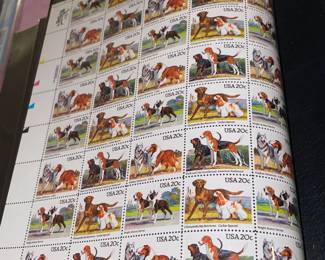 Large Stamp Collection W/ Full Sheets & First Day Issue Covers