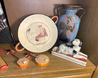 Greek Plate & Vase