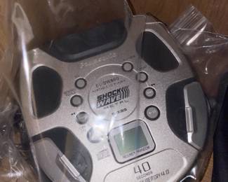 Vintage Shock Wave Portable CD Player
