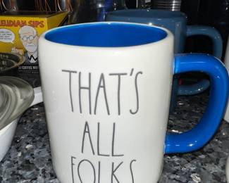Rae Dunn Porky Pig Mug