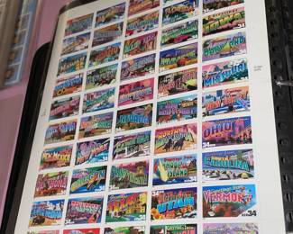 Large Stamp Collection W/ Full Sheets & First Day Issue Covers