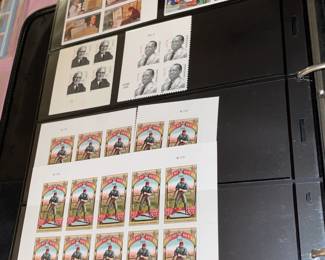 Large Stamp Collection W/ Full Sheets & First Day Issue Covers