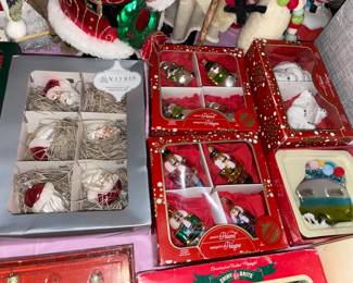 Boxed Glass Christmas Ornaments