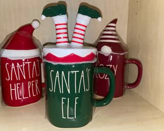 Rae Dunn Coffee Mug W/ Toppers