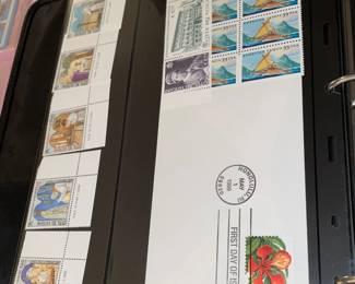 Large Stamp Collection W/ Full Sheets & First Day Issue Covers