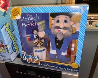 The Mensch On A Bench Plush Set