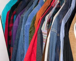LARGE Amount Of Clothing (Brand New, Vintage, Gently Used, Graphic T-Shirts, Designer Labels - Polo Ralph Lauren, Burberry, Orvis, Eddie Bauer, LL Bean, Tommy Hilfiger, Levis, Robert Graham, Etc.)