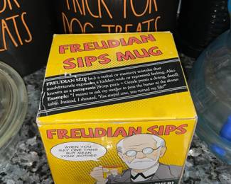 Freudian Sips Coffee Mug W/ Box