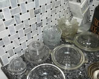 Assorted Kitchen Contents (Glassware, Dishware, Etc.)