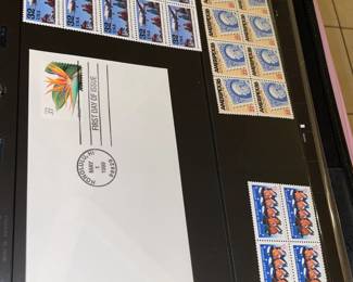 Large Stamp Collection W/ Full Sheets & First Day Issue Covers