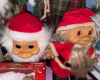 Christmas Troll Dolls