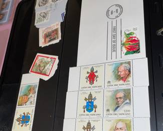 Large Stamp Collection W/ Full Sheets & First Day Issue Covers