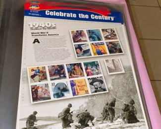 Large Stamp Collection W/ Full Sheets & First Day Issue Covers