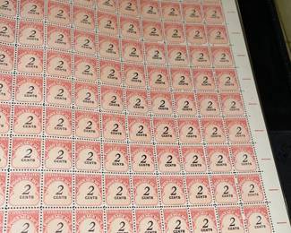 Large Stamp Collection W/ Full Sheets & First Day Issue Covers