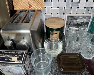 Assorted Kitchen Contents (Glassware, Dishware, Etc.)