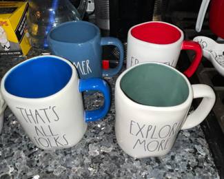 Rae Dunn Mugs (Porky Pig, Frosty, Etc.)
