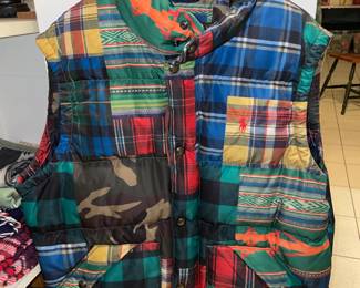 Polo Ralph Lauren Patchwork Down Puffer Vest