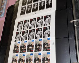 Large Stamp Collection W/ Full Sheets & First Day Issue Covers
