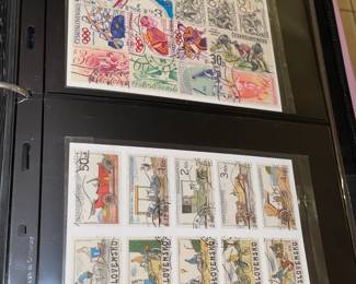 Large Stamp Collection W/ Full Sheets & First Day Issue Covers