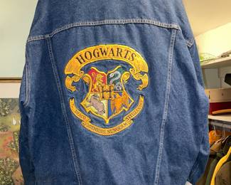 Hogwarts Denim Embroidered Jacket