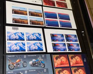 Large Stamp Collection W/ Full Sheets & First Day Issue Covers