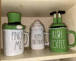 Rae Dunn Coffee Mug W/ Toppers