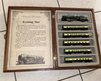 Evening Star Mini Train Set In Wooden Box