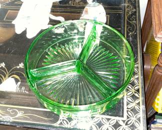 Green Depression Ashtray