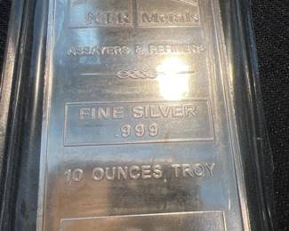 10 Troy Ounces of pt999 Fine Silver
