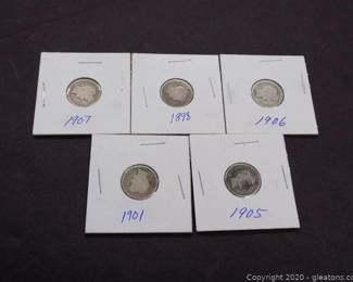 Lot of Barber Dimes C